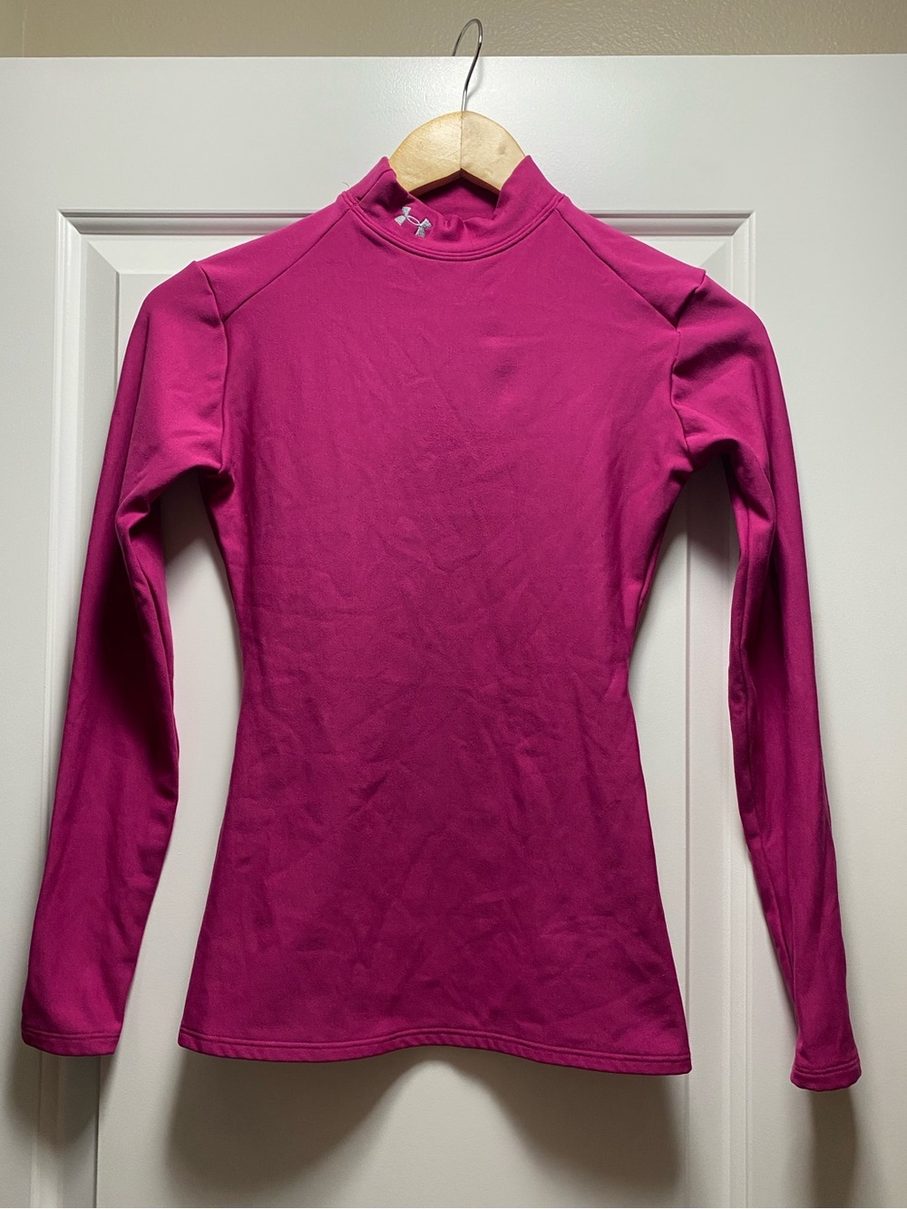 Under Armour Coldgear Hot Pink Longsleeve Shirt Base Layer S